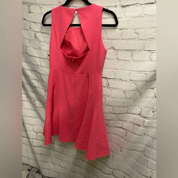 5/$20 LOFT Barbie Pink Spring Picnic Dress with Back Cut Out Women’s Size 0 - Picture 7 of 8